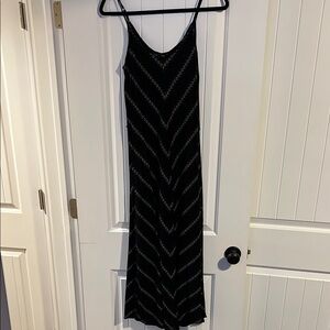 Karen Kane Black Slip Maxi Dress with Spaghetti Straps